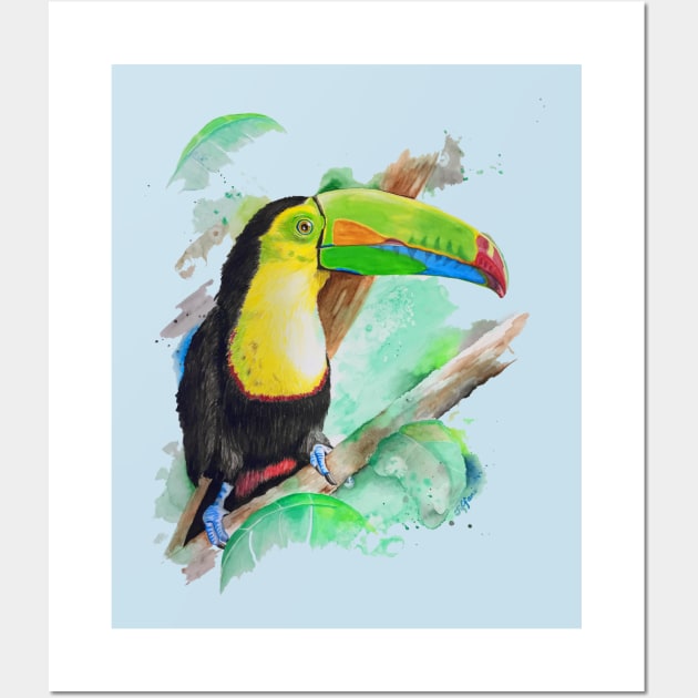 Toucan Wall Art by TiffanisTropics